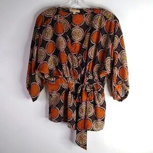 Under Skies - Japanese Inspired Autumn Blouse - Size Small